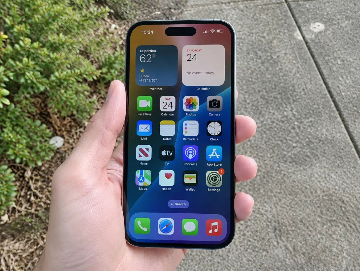 iPhone 15 Pro 256 ГБ, Natural Titanium, состояние идеальное — фото 2