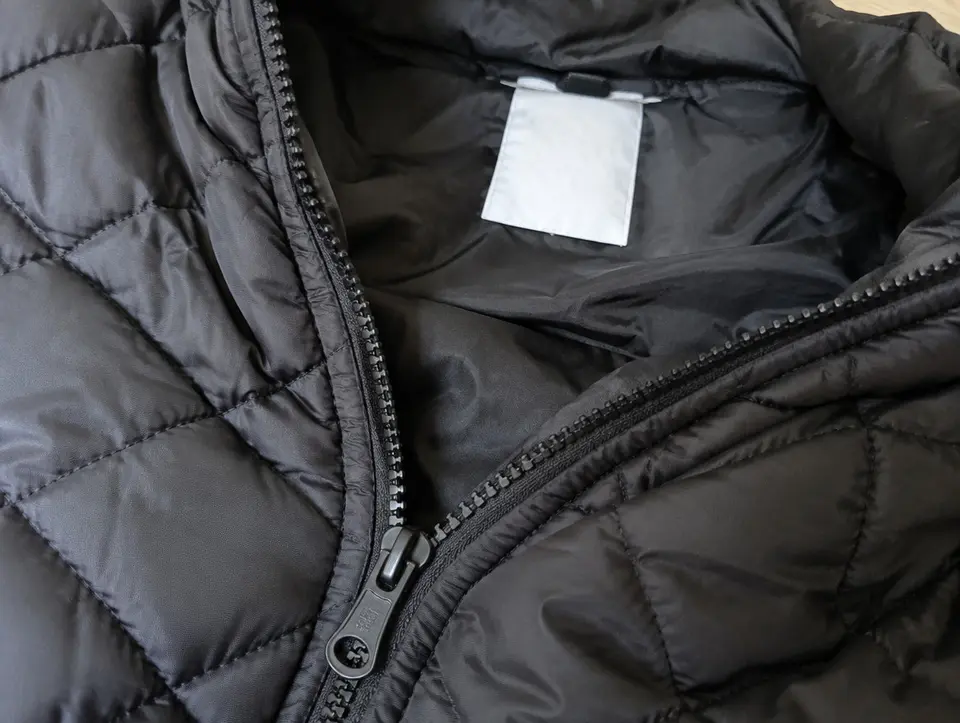 Женский пуховик Zara, размер M, чёрный, новый с биркой — фото 2